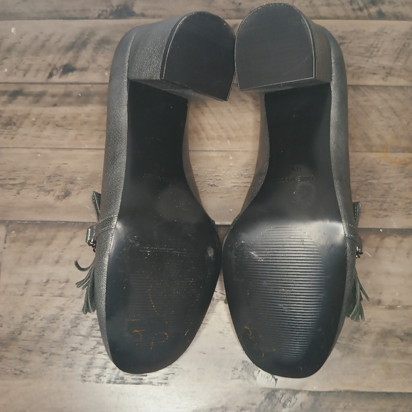 Nine West Fringe Block Heel Loafer NWOT/B - Picture 6 of 6